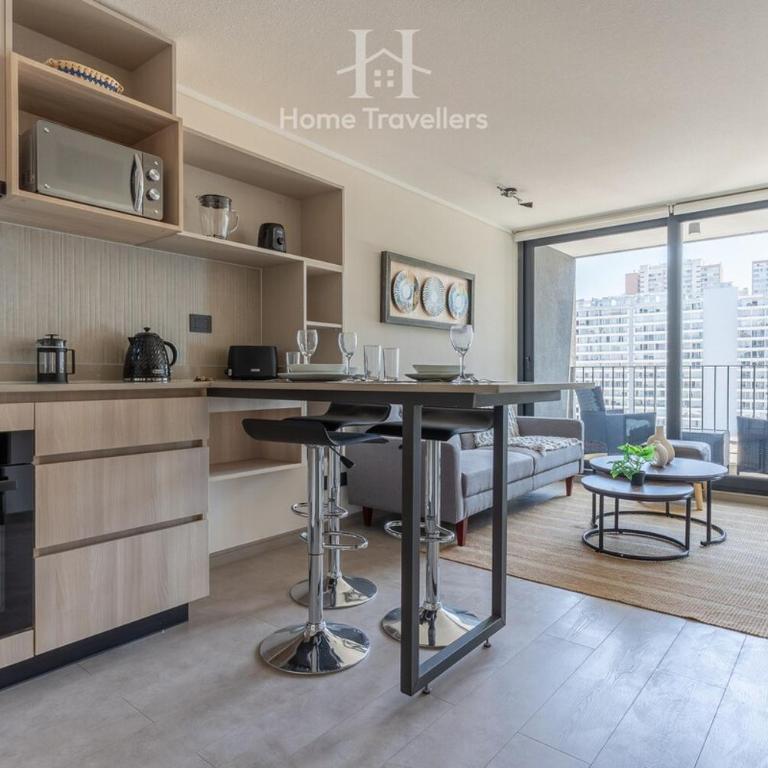 HT Ñuñoa Apartment with Pool and Gym 3 PAX - One-Bedroom Apartment - 3