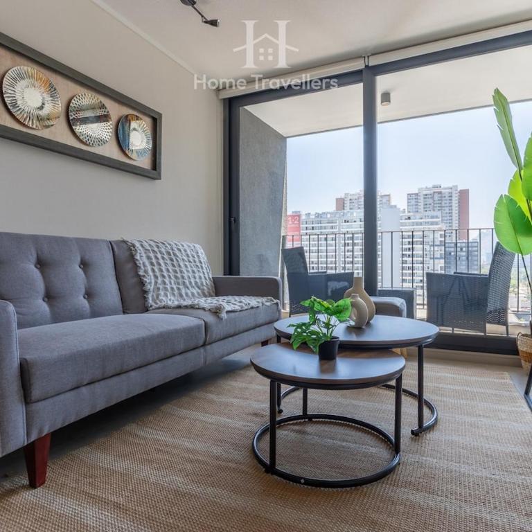 HT Ñuñoa Apartment with Pool and Gym 3 PAX - One-Bedroom Apartment - 14