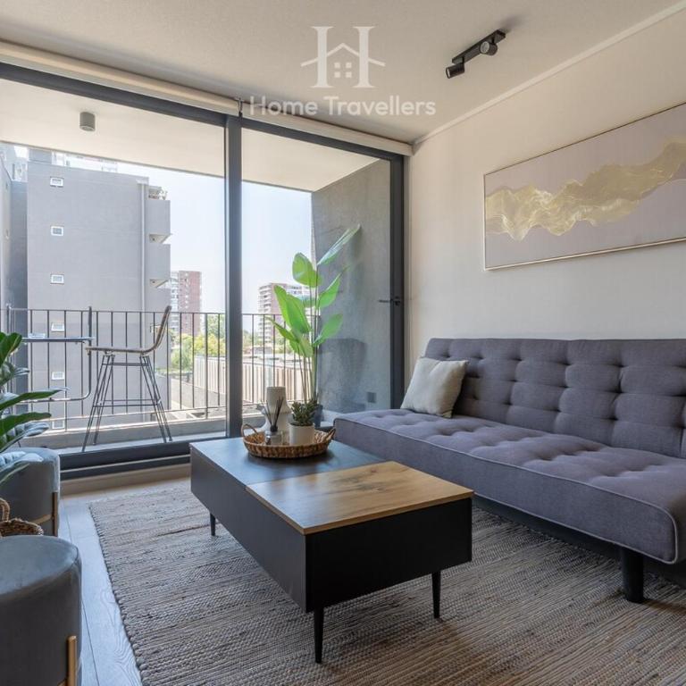 HT Comfortable and fully equipped apartment Vicuña Mackenna - One-Bedroom Apartment - 1