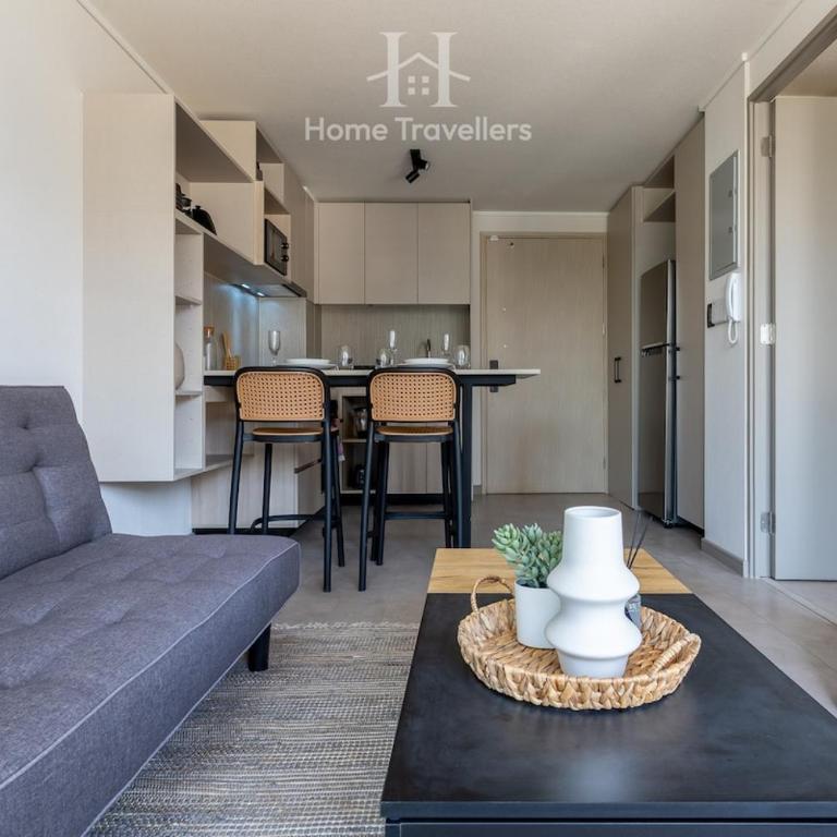 HT Comfortable and fully equipped apartment Vicuña Mackenna - One-Bedroom Apartment - 2