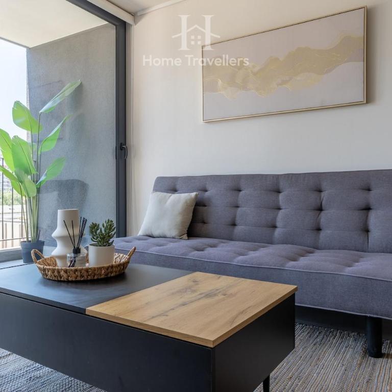 HT Comfortable and fully equipped apartment Vicuña Mackenna - One-Bedroom Apartment - 7