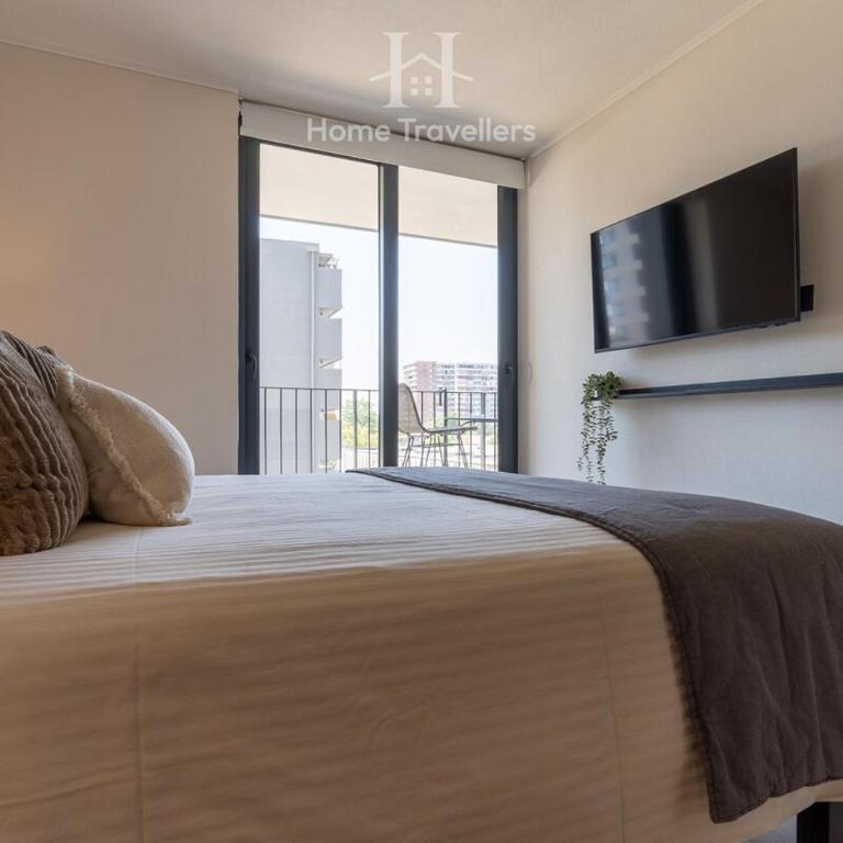 HT Comfortable and fully equipped apartment Vicuña Mackenna - One-Bedroom Apartment - 29
