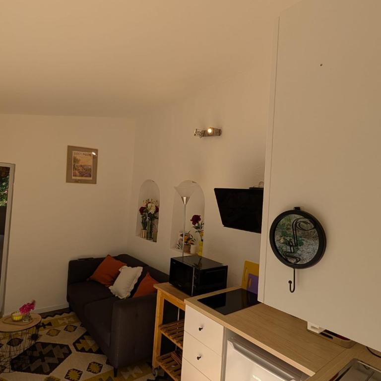 Le Provençal, Terrasse privée, Piscine 4 pers - Apartment mit 1 Schlafzimmer - 9