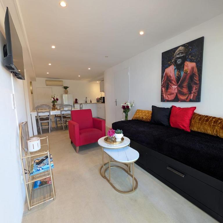 Le Riviera 5 pers, terrasse privée, accès piscine - Apartment mit 2 Schlafzimmern - 22