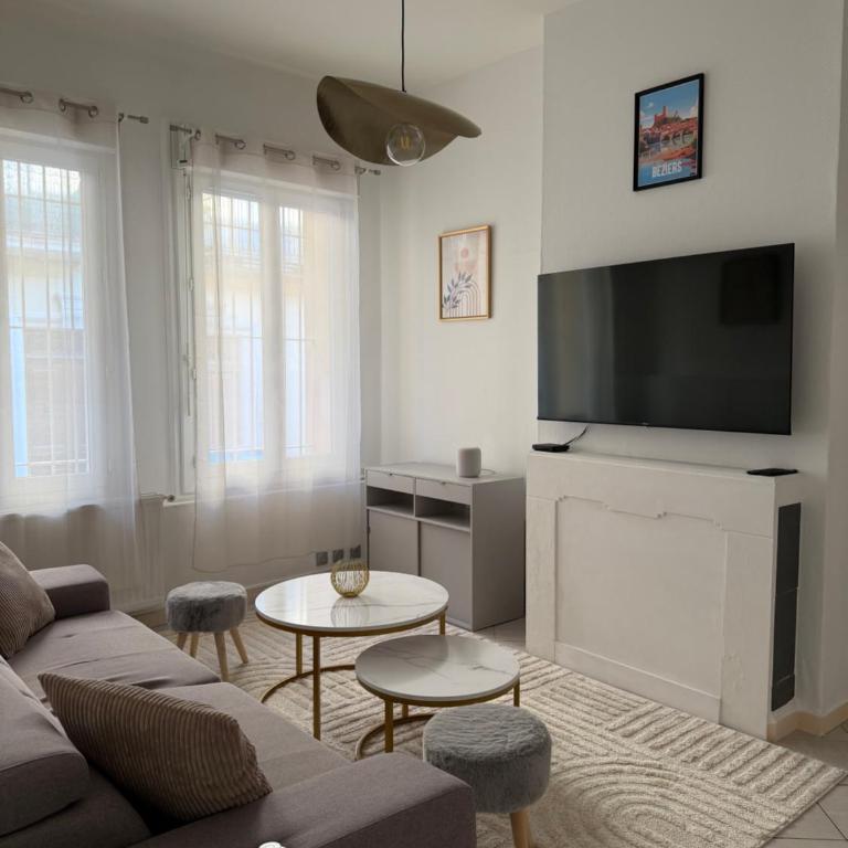 Appartement centre-ville avec patio et climatisation - Appartement 2 Chambres - 7