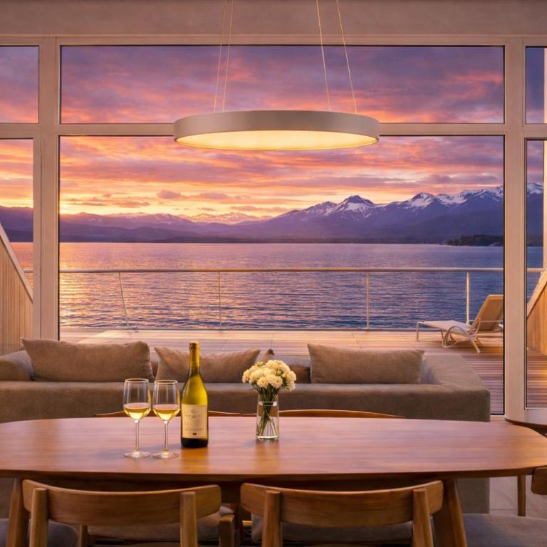Signature Lake View Sustainable Luxury Residences in Patagonia - Superior Apartment with Balcony - 8