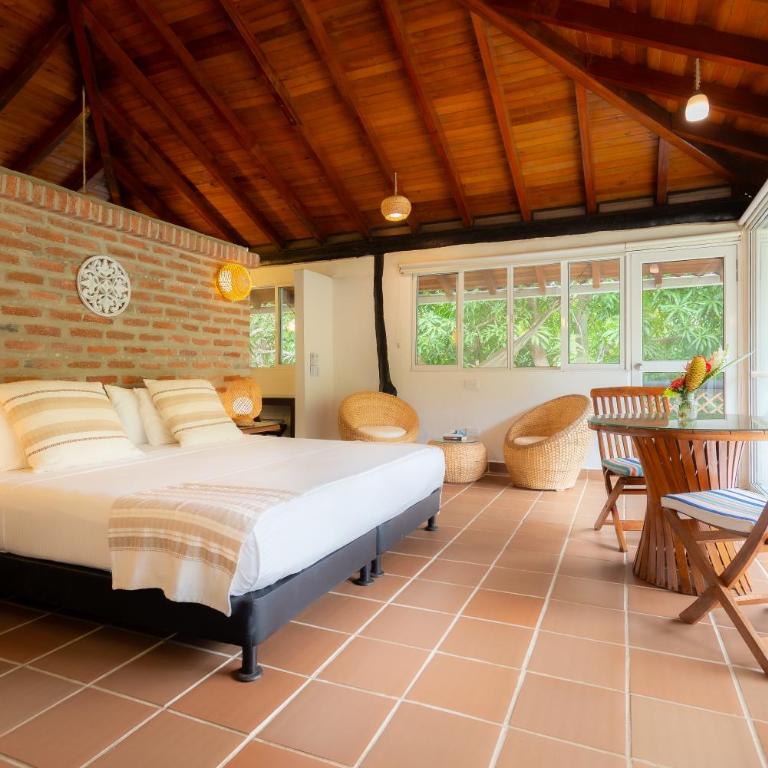 La Mar de Bien Tayrona - Suite con cama grande y balcón - 7