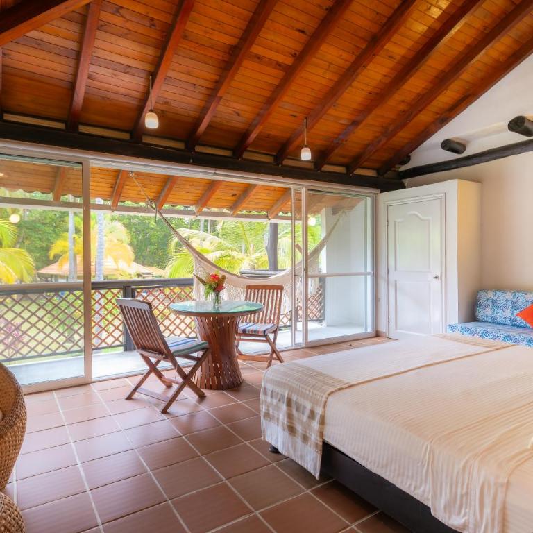 La Mar de Bien Tayrona - Suite con cama grande y balcón - 9