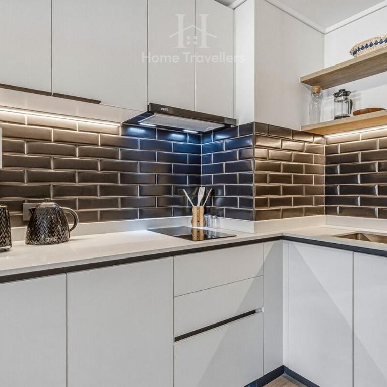 HT Modern apartment with a view in Ñuñoa with AC - One-Bedroom Apartment - 2