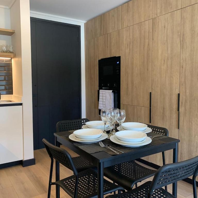 HT Modern apartment with a view in Ñuñoa with AC - One-Bedroom Apartment - 11
