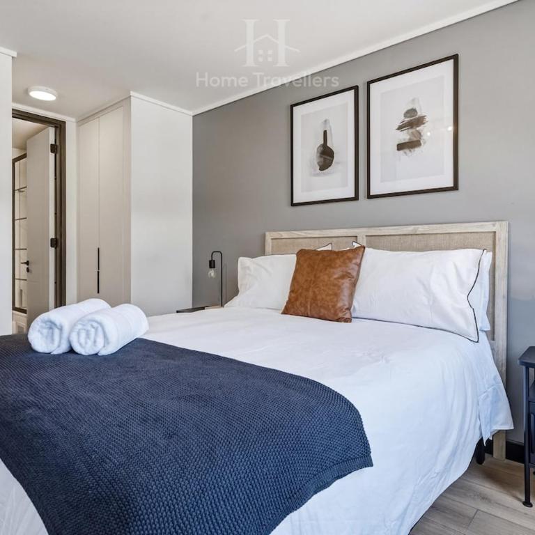 HT Modern apartment with a view in Ñuñoa with AC - One-Bedroom Apartment - 17