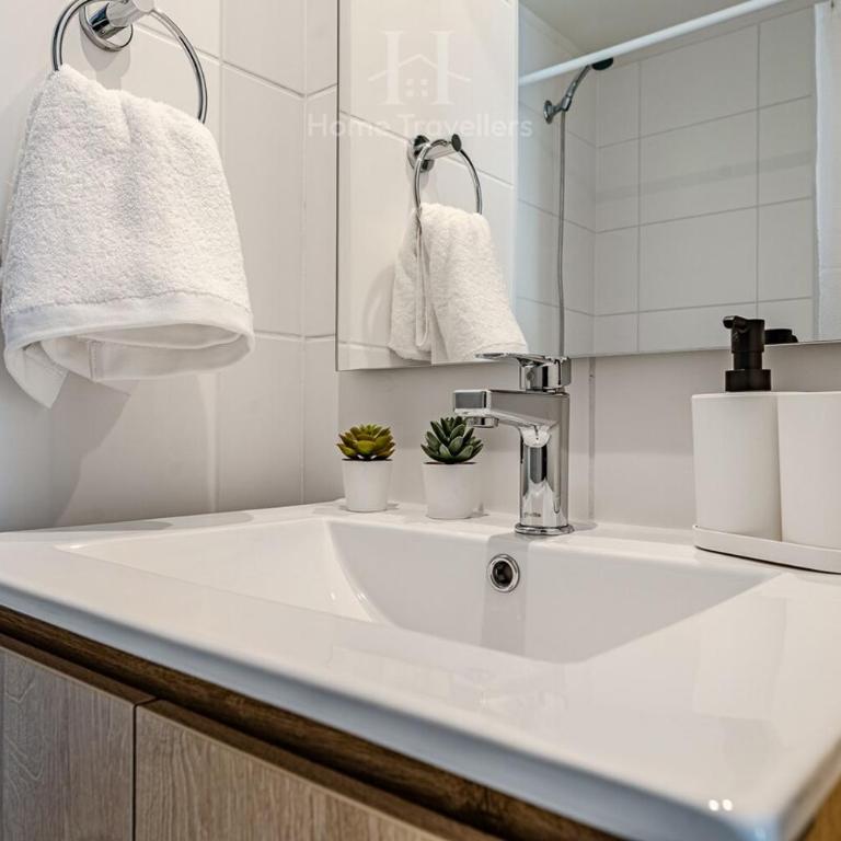 HT Cozy Apartment in Ñuñoa for 3 People with Parking - One-Bedroom Apartment - 3