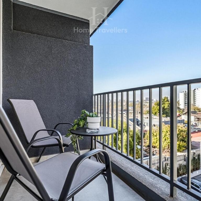 HT Cozy Apartment in Ñuñoa for 3 People with Parking - One-Bedroom Apartment - 11
