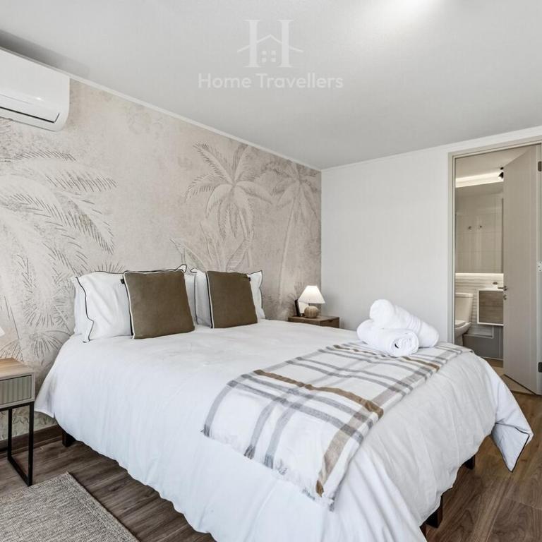 HT Comfortable apartment in Ñuñoa with parking and AC - Two-Bedroom Apartment - 20