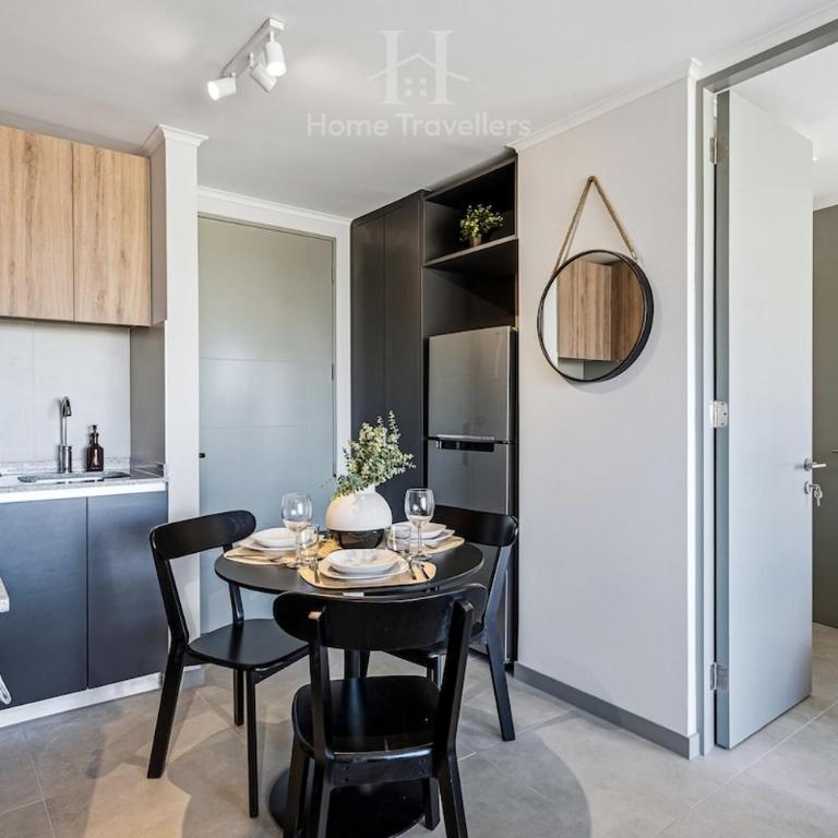 HT Cozy apartment for 3 people in Ñuñoa - One-Bedroom Apartment - 4