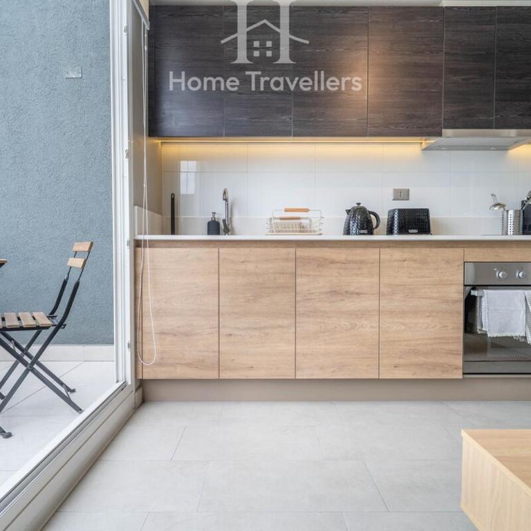 HT Beautiful apartment in Ñuñoa with air conditioning - One-Bedroom Apartment - 7