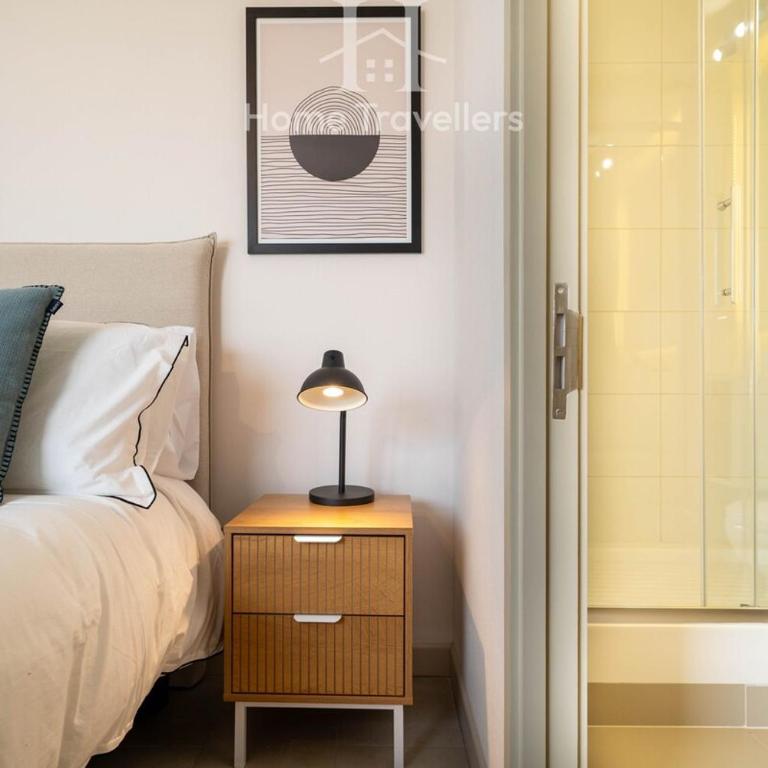 HT Beautiful apartment in Ñuñoa with air conditioning - One-Bedroom Apartment - 21