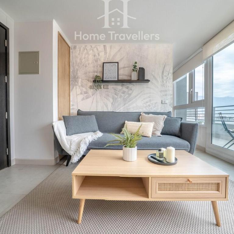 HT Beautiful apartment in Ñuñoa with air conditioning - One-Bedroom Apartment - 25