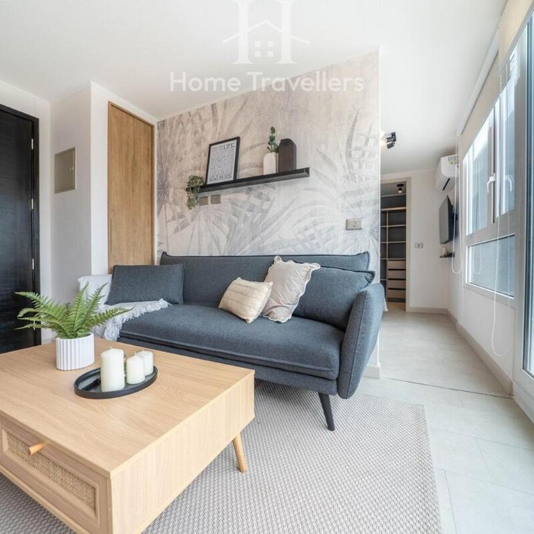 HT Beautiful apartment in Ñuñoa with air conditioning - One-Bedroom Apartment - 28