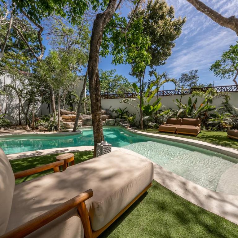 Villa with Lagoon Pool & Jacuzzi 400m from Xcaret - Villa with Private Pool - 10