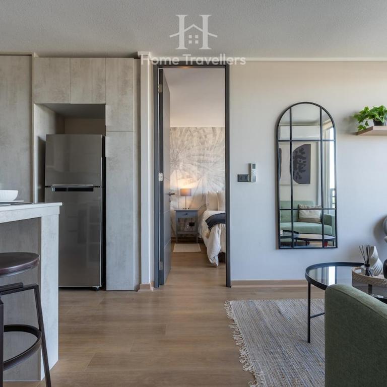 HT Moderno depto para 4 PAX with parking and AC - Two-Bedroom Apartment - 20
