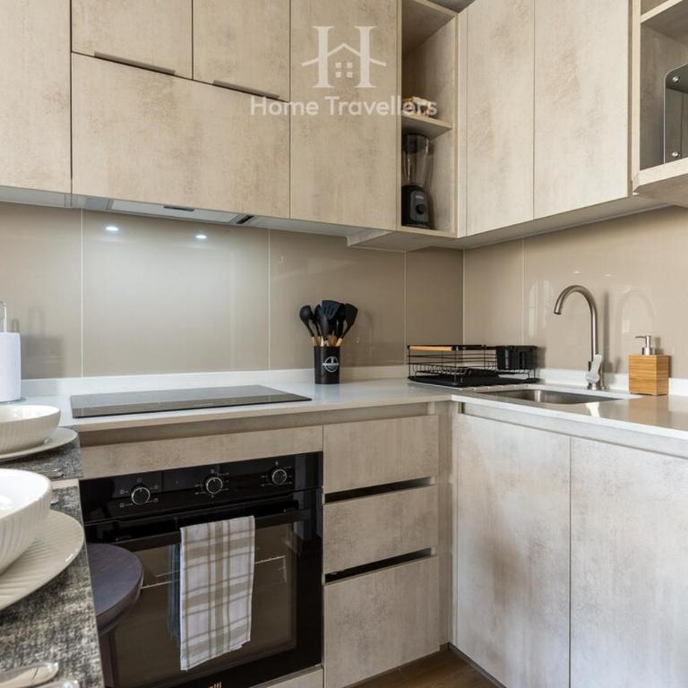 HT Moderno depto para 4 PAX with parking and AC - Two-Bedroom Apartment - 24