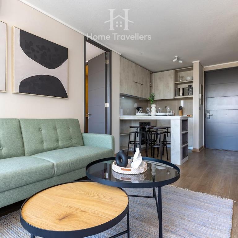HT Moderno depto para 4 PAX with parking and AC - Two-Bedroom Apartment - 30