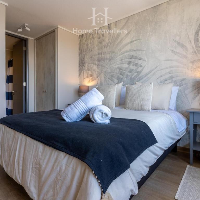 HT Moderno depto para 4 PAX with parking and AC - Two-Bedroom Apartment - 37