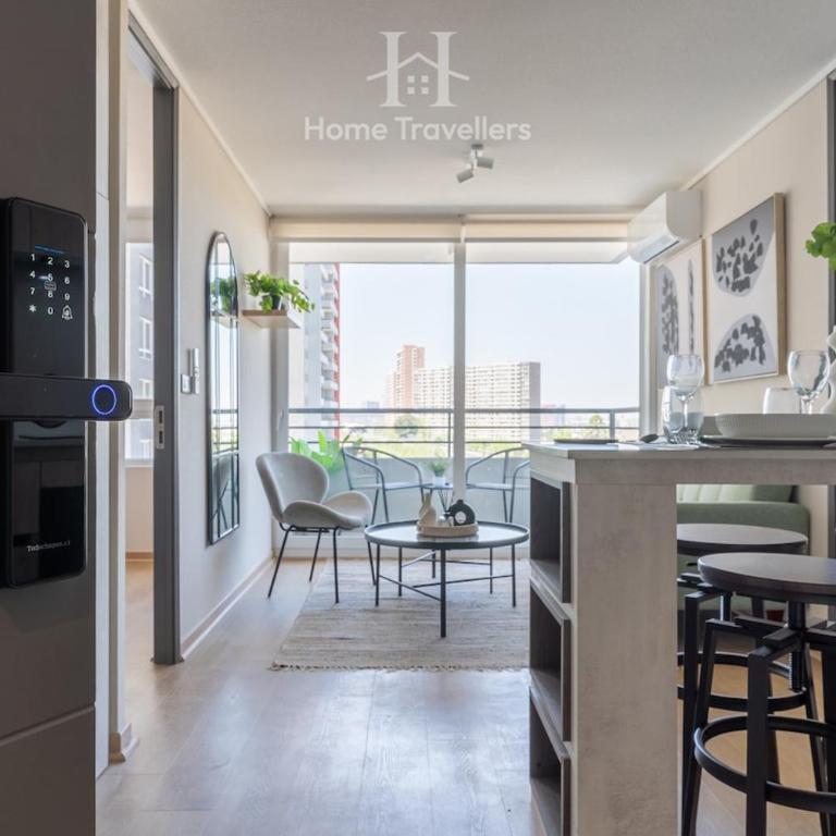 HT Moderno depto para 4 PAX with parking and AC - Two-Bedroom Apartment - 42