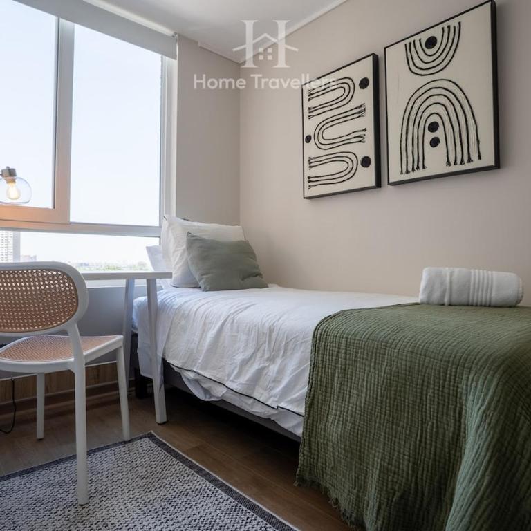 HT Moderno depto para 4 PAX with parking and AC - Two-Bedroom Apartment - 43