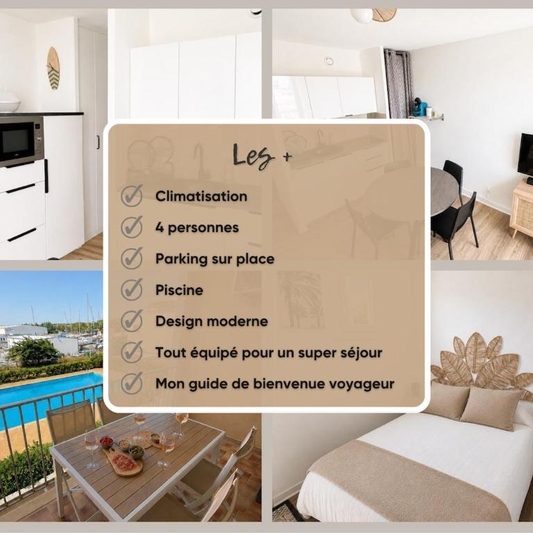 La Grande Voile -Clim-Piscine-Parking - One-Bedroom Apartment - 2