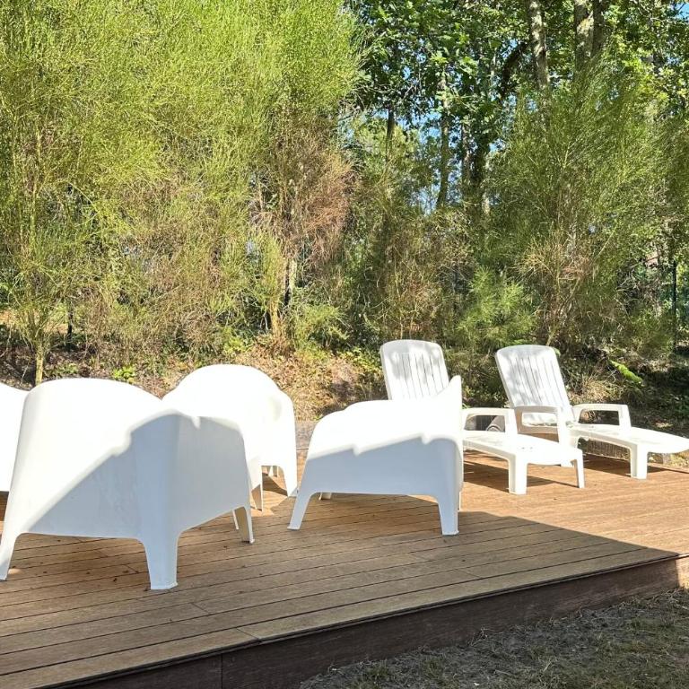 Charmant chalet 2ch avec piscine et jardin - Chalet - 11
