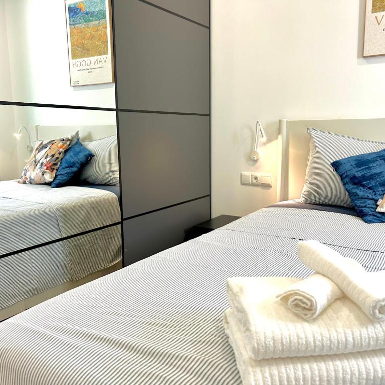 Modern, in front of the beach, Torre del Mar - Apartment mit 2 Schlafzimmern und Balkon - 7