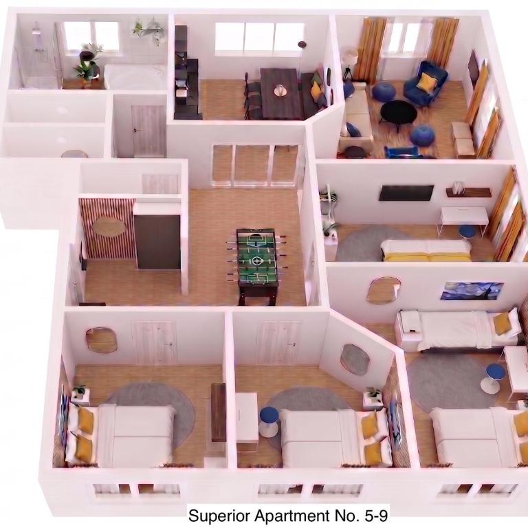 LTA Apartments München Süd - Apartamento Deluxe de 4 dormitorios - 19