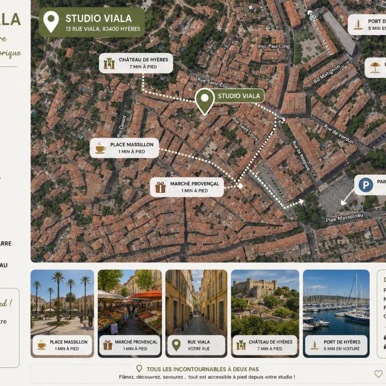 "Le Viala" Studio climatisé - Centre historique - Arrivée autonome - One-Bedroom Apartment - 15