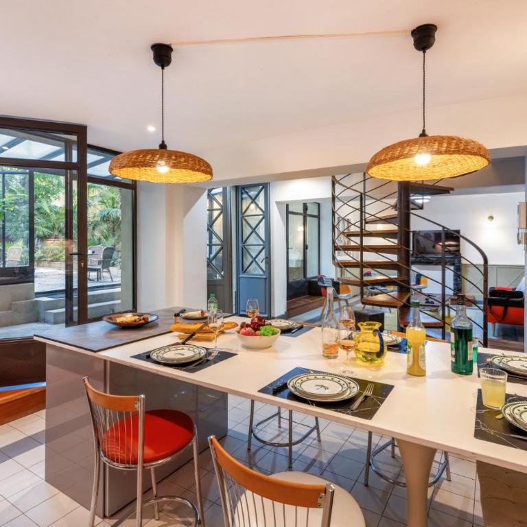 Les palmiers de Carcassonne- Jardin au calme-Patio - Apartment mit 3 Schlafzimmern - 5