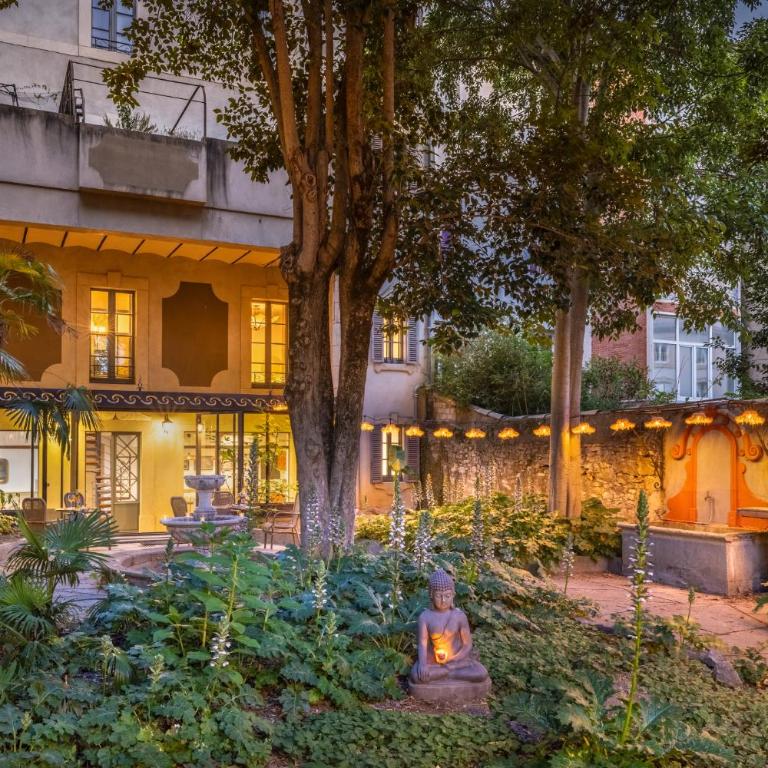 Les palmiers de Carcassonne- Jardin au calme-Patio - Apartment mit 3 Schlafzimmern - 1