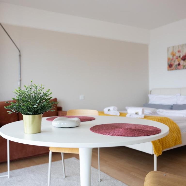 Business & Relax Skyline-View Wlan - One-Bedroom Apartment - 9