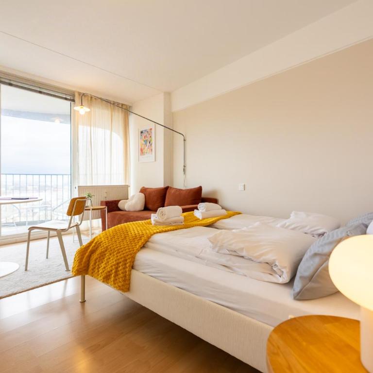 Business & Relax Skyline-View Wlan - One-Bedroom Apartment - 2