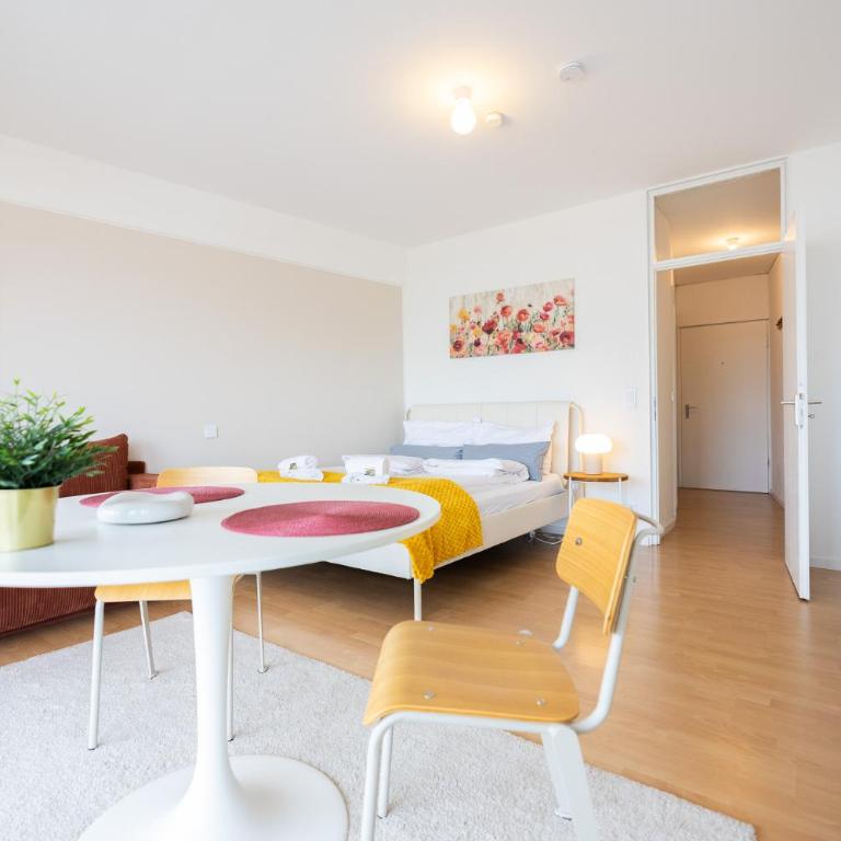 Business & Relax Skyline-View Wlan - One-Bedroom Apartment - 13