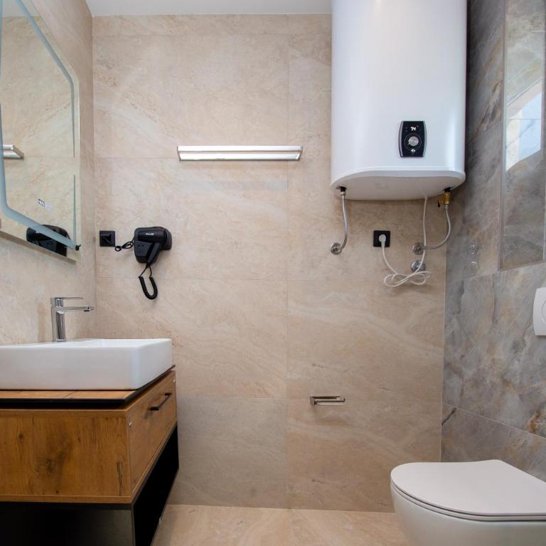 Premium Apartments Zevs - Deluks Dvokrevetna Soba sa Bračnim Krevetom/Zasebnim Krevetima i Balkonom - 10