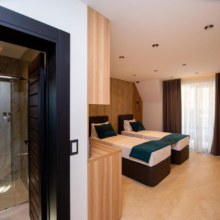 Premium Apartments Zevs - Deluks Dvokrevetna Soba sa Bračnim Krevetom/Zasebnim Krevetima i Balkonom - 8