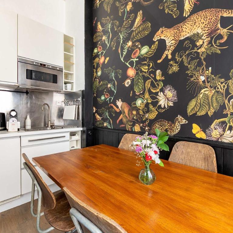 Bright Parisian 1BR - Near Canal Saint-Martin - Apartamento - 3