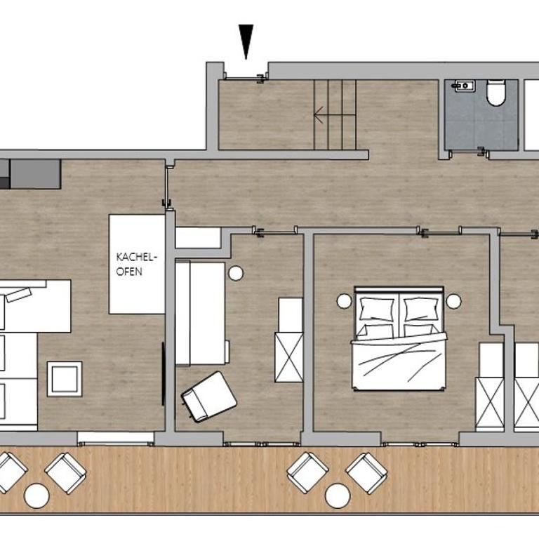 Jaga Alm - Apartment mit 3 Schlafzimmern und Seeblick - 9