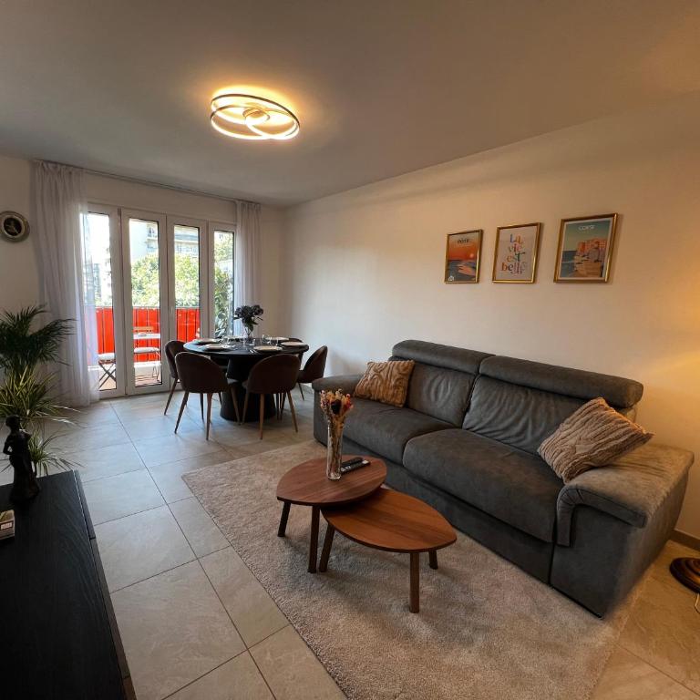 Appartement 2 Chambres - Terrasse, Parking Gratuit & Climatisation - Appartement 2 Chambres avec Terrasse - 4