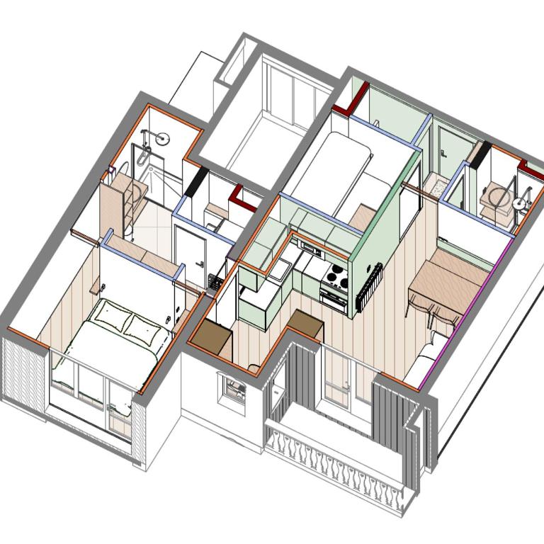 Funiculaire collection - Studio mit Balkon - 11