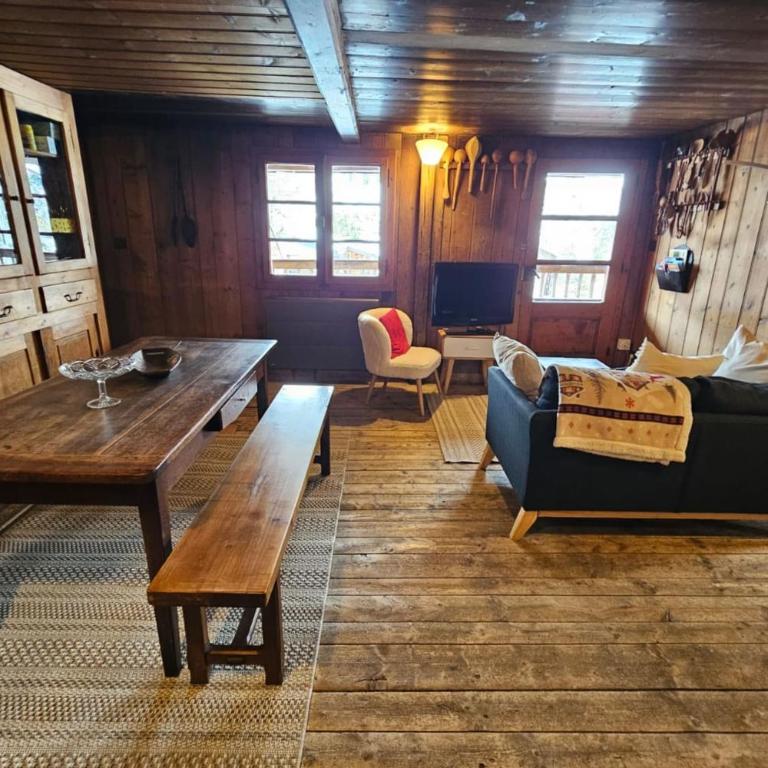 Appt 8 pers vue Aravis - Ski aux pieds - Chalet - 9