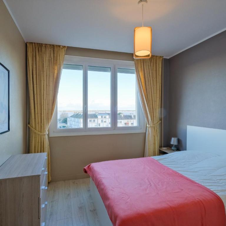 Paquebot - face port - mer - parking - Appartement - 12