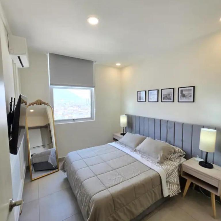 Cómodo Departamento en Monterrey a 5 min de Fundidora GYM WiFi 6PPL - Apartamento de 2 dormitorios - 1