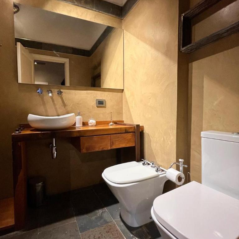 BERDINA habitación premium suite con patio de uvas,hidromasaje,kitchenette y cochera en un callejon privado del casco historico de Chacras de Coria - Suite con bañera de hidromasaje - Cama extragrande - 6